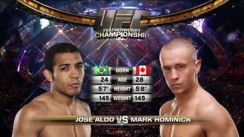 UFC 129 - Jose Aldo vs Mark Hominick - Apr 30, 2011