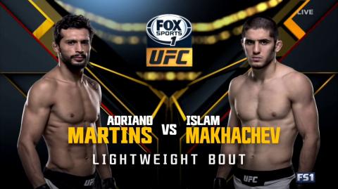 UFC 192: Islam Makhachev vs Adriano Martins - Oct 3, 2015