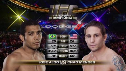 UFC 142 - Jose Aldo vs Chad Mendes - Jan 14, 2012