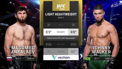 UFC 294 - Magomed Ankalaev vs Johnny Walker - 21 October, 2023