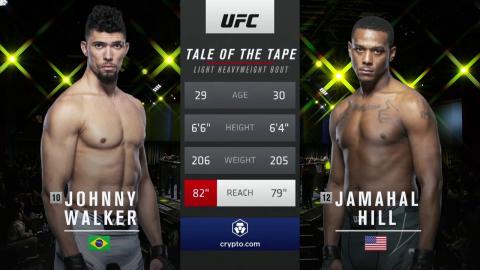 UFC Fight Night 201 - Johnny Walker vs. Jamahal Hill - Feb 19, 2022