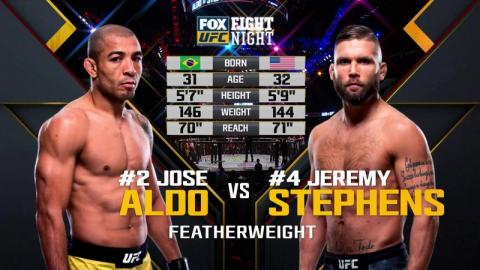 UFC on Fox 30 - Jose Aldo vs Jeremy Stephens - Jul 27, 2018