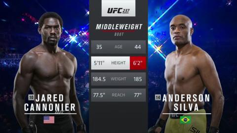 UFC 237 - Jared Cannonier vs Anderson Silva - May 11, 2019